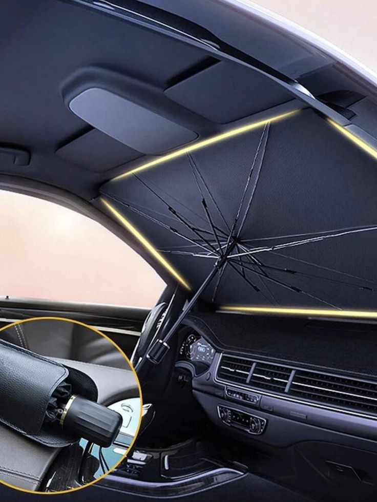 car windshield sun shade